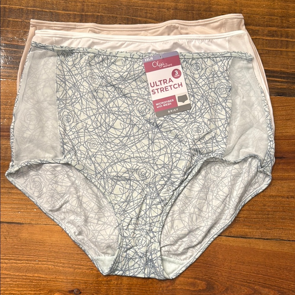 Warner's Ultra Stretch Panties 3 Pack